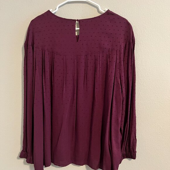 Q&A Capricia Clip Dot Top - Sz XXL (NWT) - Picture 5 of 6